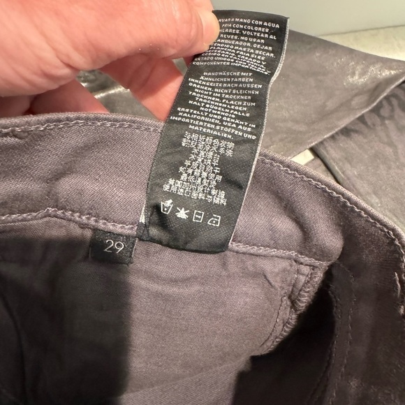 NWT J Brand LEENAH High-Rise Ankle Skinny Photo Ready Python Silver / 29 - Picture 7 of 11